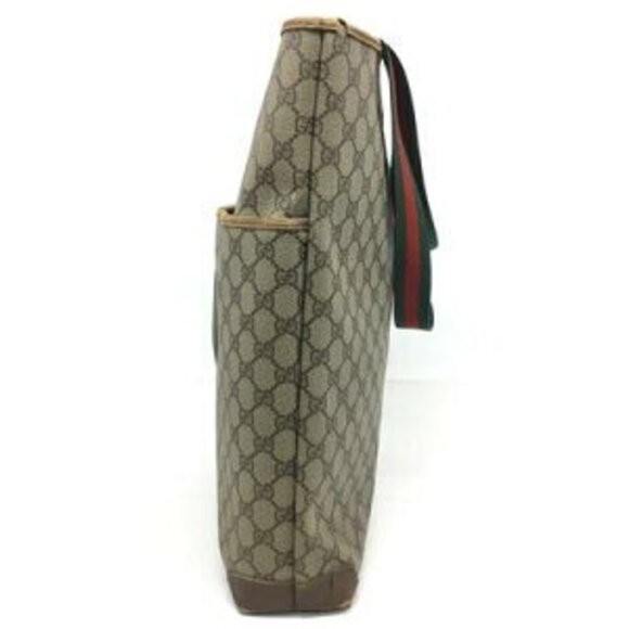 Gucci Tote Bag Sherry Line Beige Brown no - Picture 4 of 8